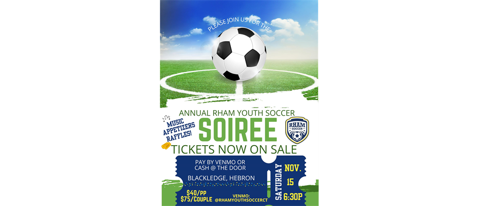 Soiree November 15 6:30pm