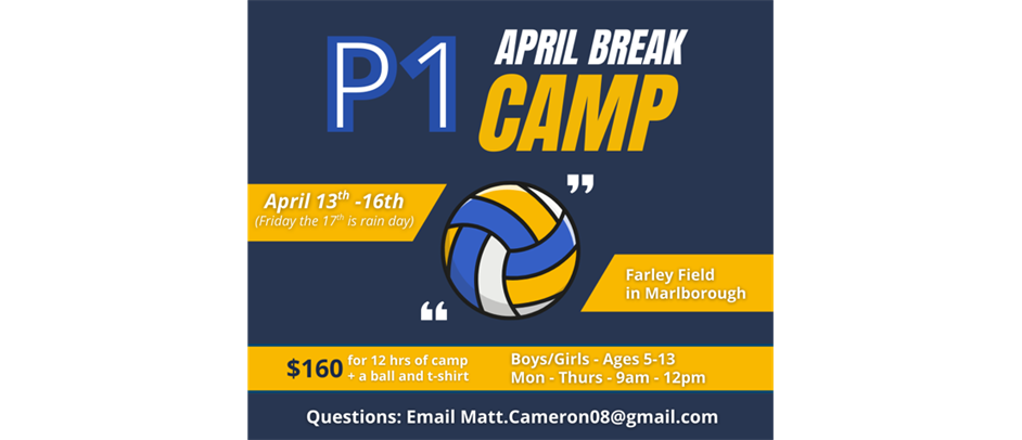 April Break P1 Soccer Camp